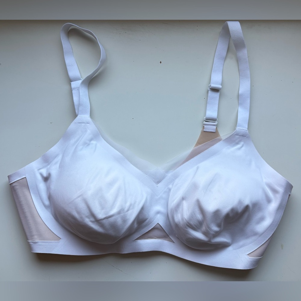Honeylove | Medium 36 B/C White Astral Crossover Bra - Picture 2 of 6
